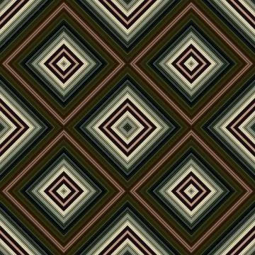 Seamless square pattern. Texture of colored lines. Diagonal square pattern Foto stock