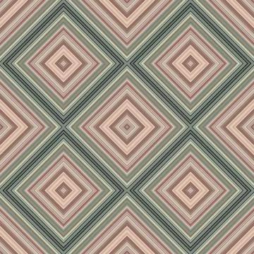 Seamless square pattern. Texture of colored lines. Diagonal square pattern Foto stock
