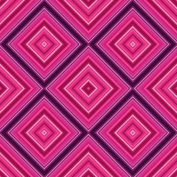 Seamless square pattern. Texture of colored lines. Diagonal square pattern Foto stock
