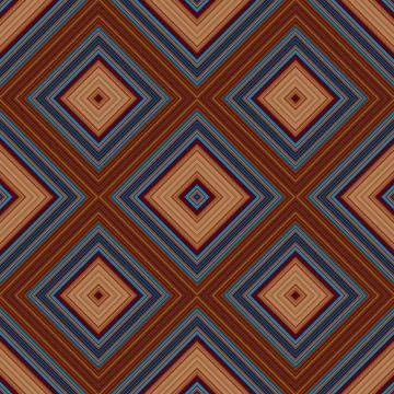 Seamless square pattern. Texture of colored lines. Diagonal square pattern Stock Photos
