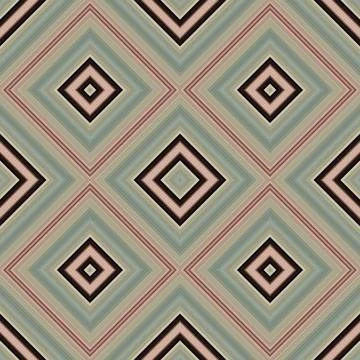 Seamless square pattern. Texture of colored lines. Diagonal square pattern Foto stock