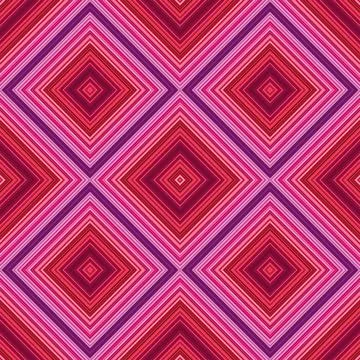 Seamless square pattern. Texture of colored lines. Diagonal square pattern Stock Photos