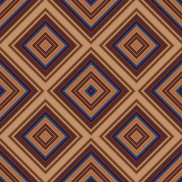 Seamless square pattern. Texture of colored lines. Diagonal square pattern Foto stock