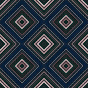 Seamless square pattern. Texture of colored lines. Diagonal square pattern Stock Photos