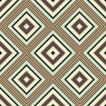 Seamless square pattern. Texture of colored lines. Diagonal square pattern Foto stock