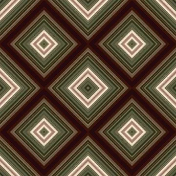 Seamless square pattern. Texture of colored lines. Diagonal square pattern Foto stock