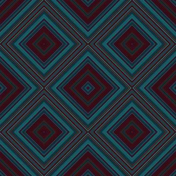 Seamless square pattern. Texture of colored lines. Diagonal square pattern Foto stock