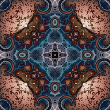 Seamless square pattern texture. The texture is blue and pink Stock Photos