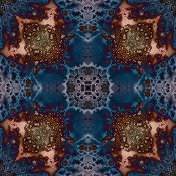 Seamless square pattern texture. The texture is blue and pink Stock Photos