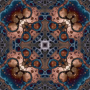 Seamless square pattern texture. The texture is blue and pink Stock Photos