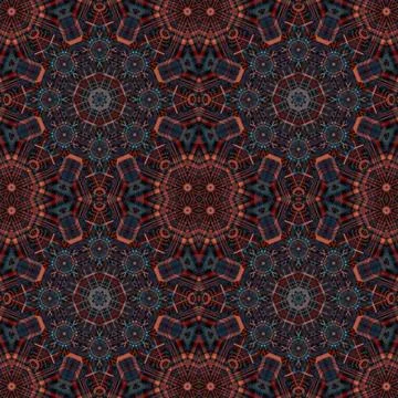 Seamless square patterns. Woven texture Stock Photos