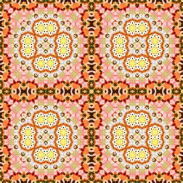 Seamless square patterns. Woven texture Stock Photos