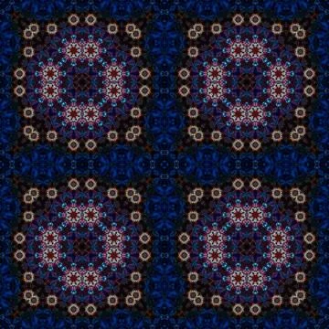 Seamless square patterns. Woven texture Stock Photos