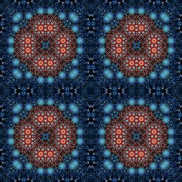 Seamless square patterns. Woven texture Stock Photos