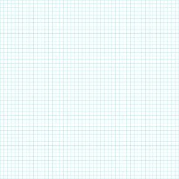 Seamless squared notebook paper texture vector background. Light blue graph grid Stock Illustration