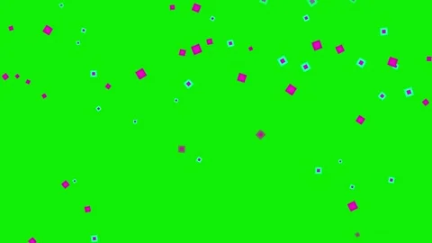Seamless squares animation on chroma key green screen background featuring Stock Footage 337047610