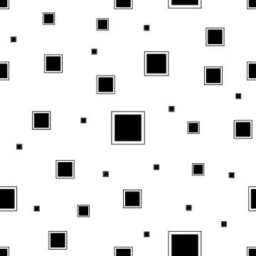 Seamless Squares Pattern. Abstract vector background. square style sloppy mod Illustrazione stock