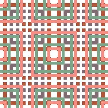 Seamless squares pattern Stock Illustration