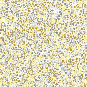 Seamless star background - simple vector color illustration Stock Illustration