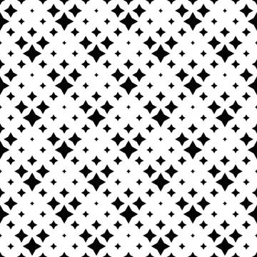 Seamless star pattern background - geometrical abstract vector design 스톡 일러스트