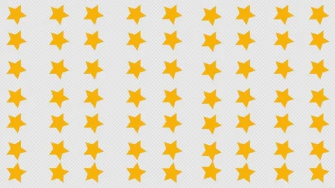 Seamless star pattern background loop Animation video with alpha channel. Stock Footage 308525714