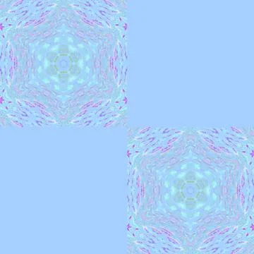 Seamless star pattern blue turquoise purple Stock Illustration