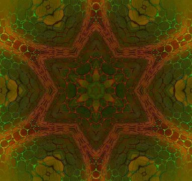 Seamless star pattern earth colors Stock Illustration