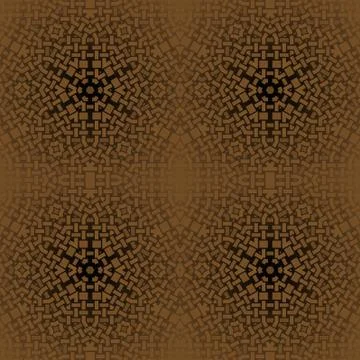 Seamless star pattern gold black blurred Illustrazione stock