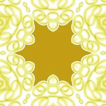 Seamless star pattern golden white Stock Illustration