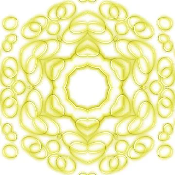 Seamless star pattern golden white Stock Illustration