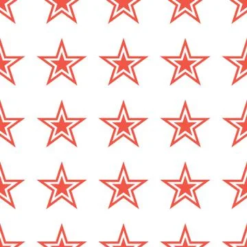 Seamless star pattern Stock Illustration