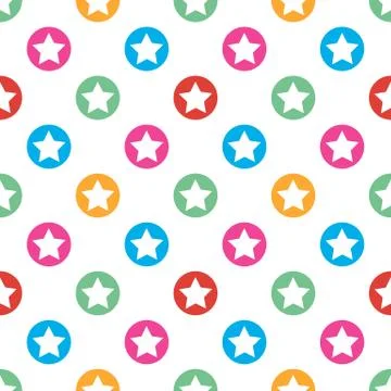 Seamless star pattern Stock Illustration