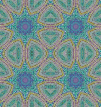 Seamless star pattern mint green blue Stock Illustration