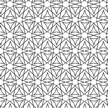 Seamless star pattern. pattern with star shapes on black and white texture. Stock Illustration