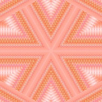 Seamless star pattern pink white yellow violet Stock Illustration