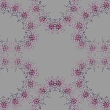 Seamless star pattern silver red Stock Illustration