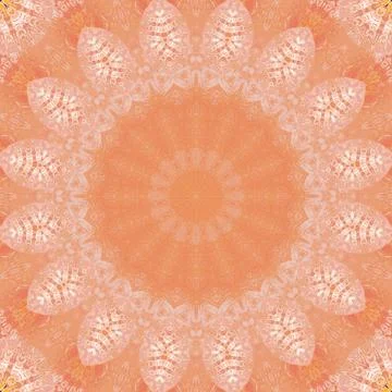 Seamless star pattern terracotta beige Stock Illustration