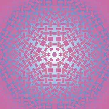 Seamless star pattern violet blue centered blurred shiny Stock Illustration