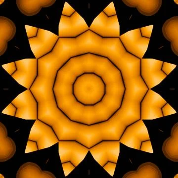 Seamless star pattern yellow gold black shiny Stock Illustration