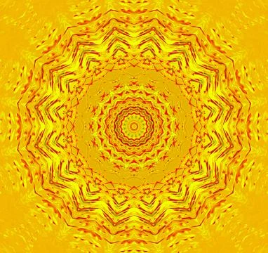 Seamless star pattern yellow red Stock Illustration