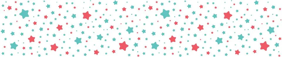 Seamless of star, vector illustration background Stock Illustration