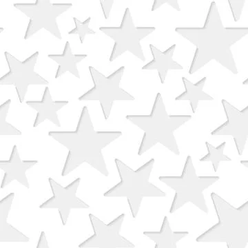 Seamless stars paper pattern Stock Illustration