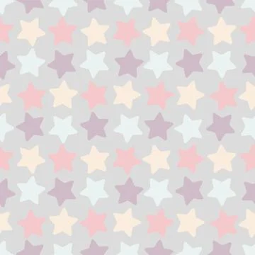 Seamless stars pattern Illustrazione stock
