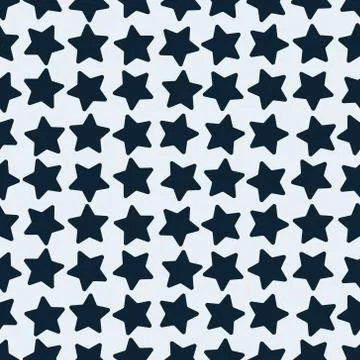 Seamless stars pattern Stock Illustration