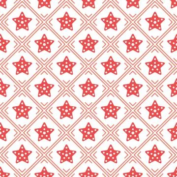 Seamless stars pattern Stock Illustration