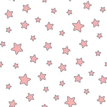 Seamless stars pattern Illustrazione stock