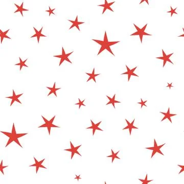 Seamless stars pattern Stock Illustration