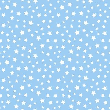 Seamless stars pattern. Vector linen texture. イラスト素材