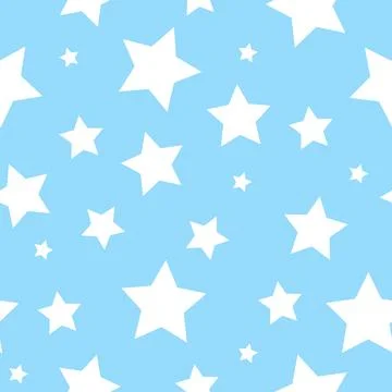 Seamless Stars Vector pattern Stock Illustration