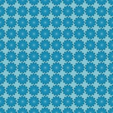 Seamless stencil pattern with circular figures Stock Illustration